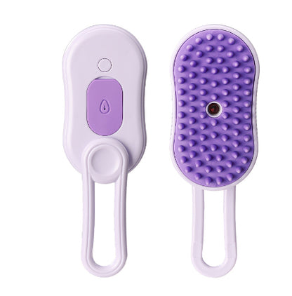 Electric Steam Spray Grooming Hair Removal Comb Pet Brush
