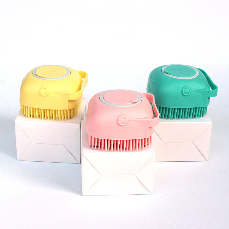 Pet Grooming Gloves Bath Massage Brush Cleaning Comb